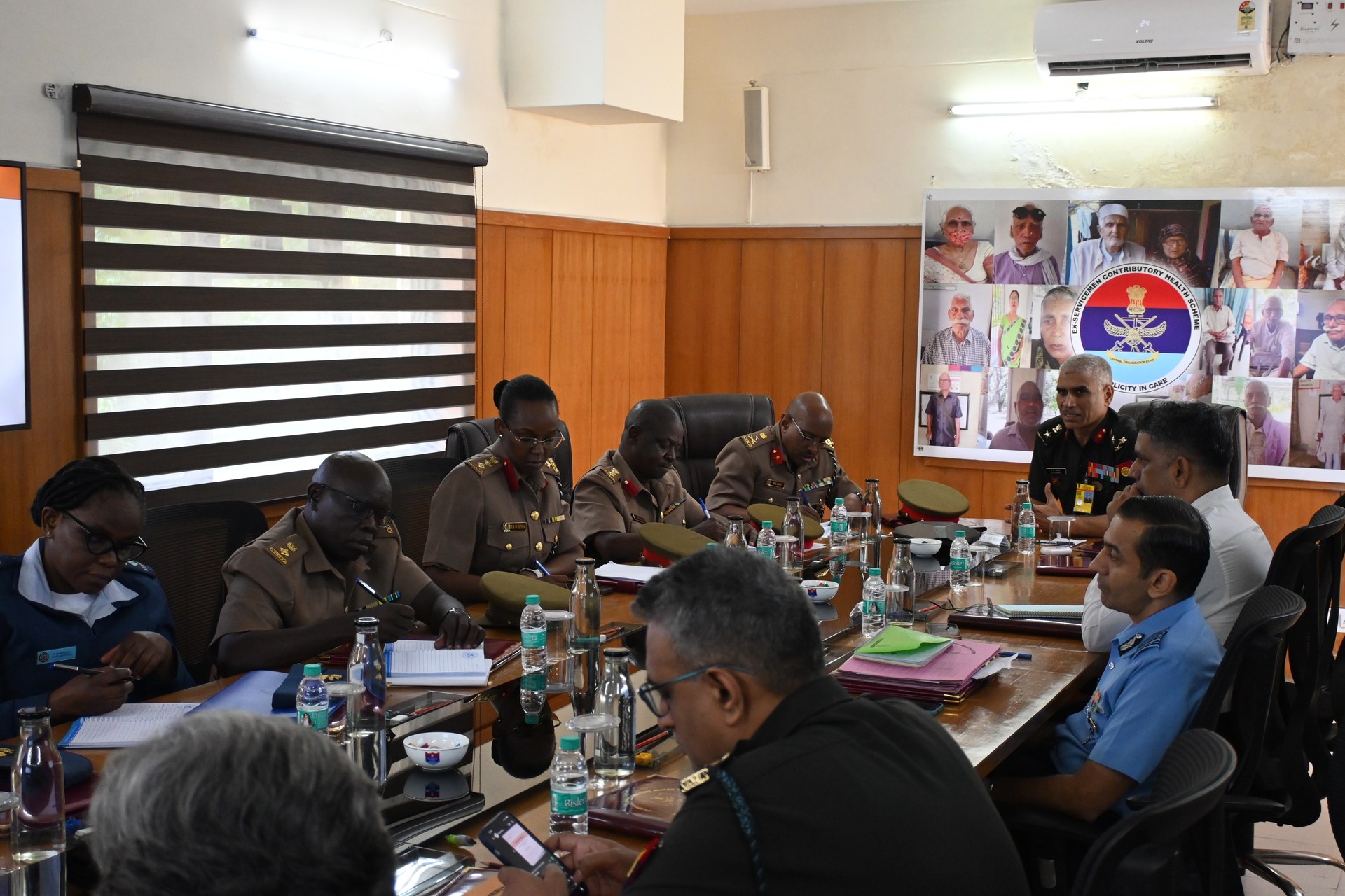 Medical Dignitaries and Tri-Services Leadership Interaction