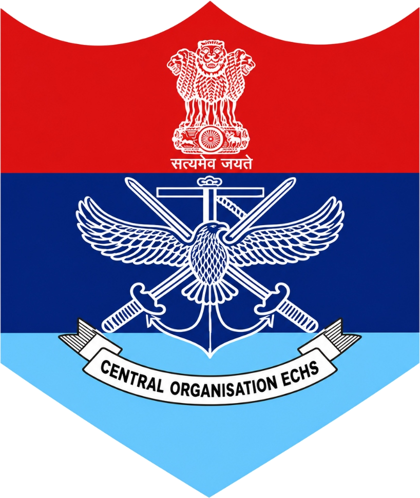 Central Organisation ECHS Crest Logo
